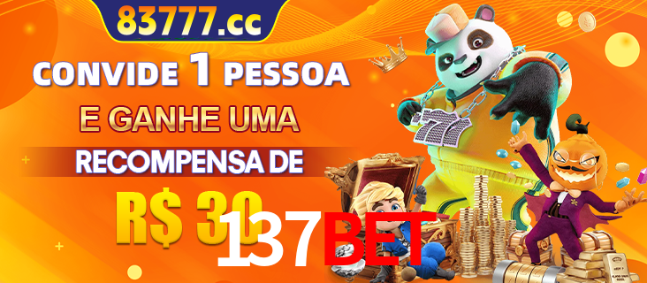 Banner institucional da 137bet sobre parceria de marcas e criação de uma marca de excelência, apresentando os mascotes de jogos populares como o Fortune Tiger.