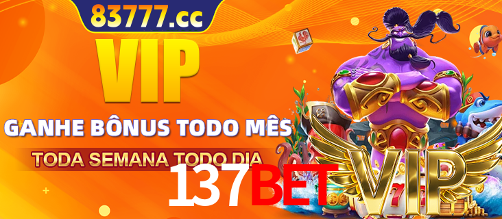 Banner promocional do 137bet oferecendo 100% de recompensas adicionais contínuas para quem fizer o login diário (Daily sign-in), com um mascote de coelho.