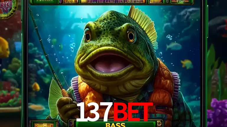 Personagem de peixe pescador do popular jogo de slot com tema de pescaria, uma das emocionantes opções de caça-níqueis para jogar e ganhar no cassino 137bet.
